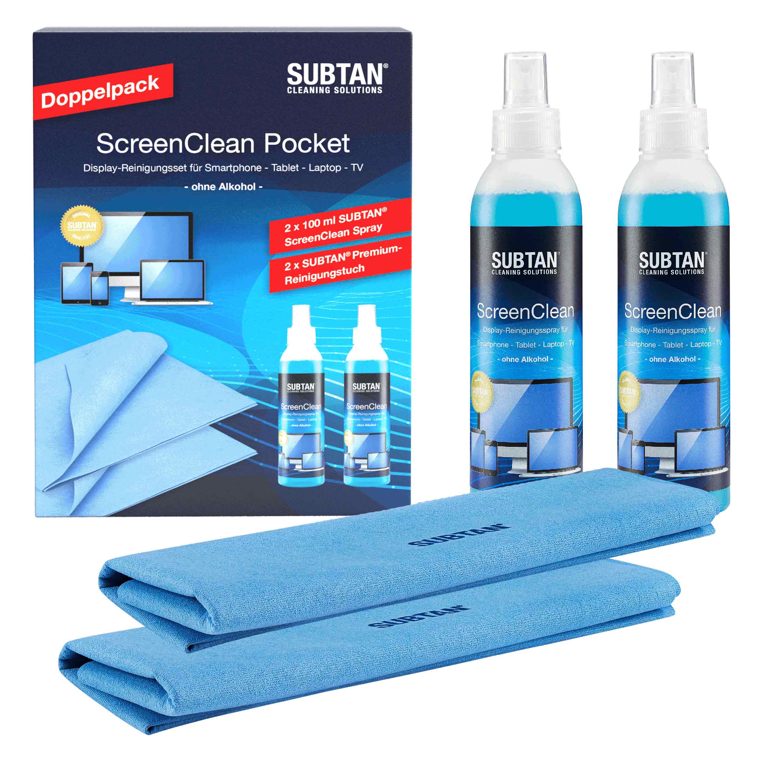 SUBTAN ScreenClean Pocket - Doppelpack